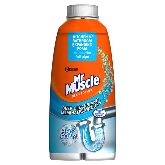 MR MUSCLE KITCHEN & BATHROOM 500ML DRAIN FOAM