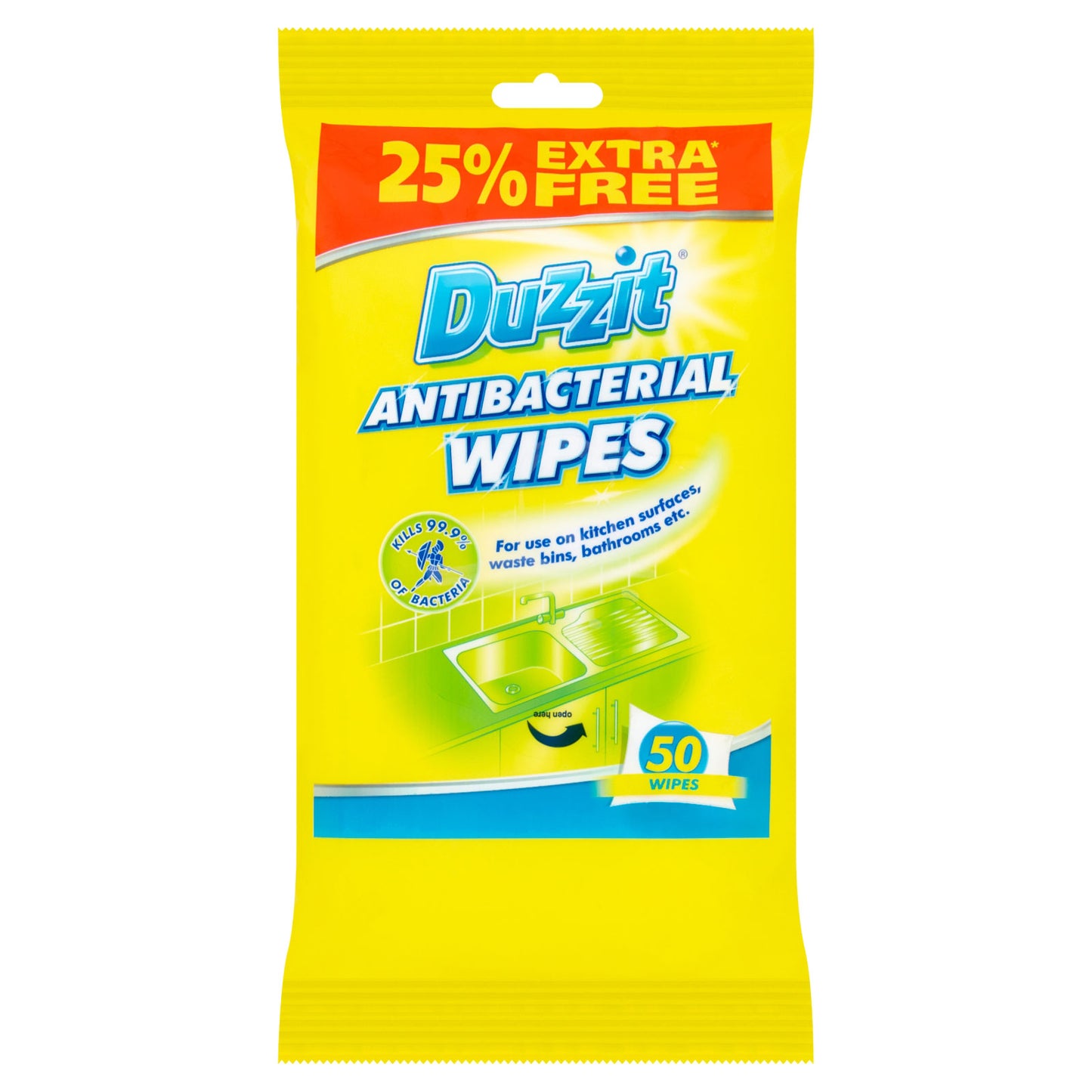 DUZZIT WIPES ANTIBACTERIAL
