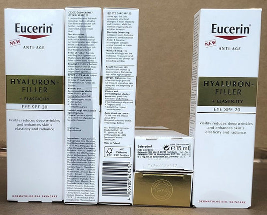 EUCERIN HYALURON-FILLER+ELASTICITY EYE CREAM 15ML