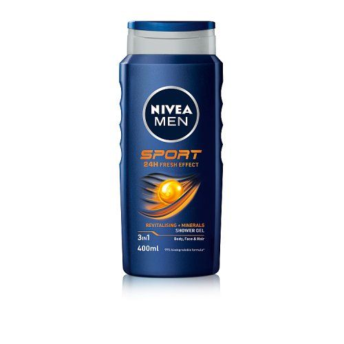 NIVEA SHOWER GEL 400ML FOR MEN SPORT