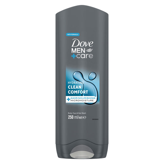 DOVE MEN BODY WASH 250ML CLEAN COMFORT