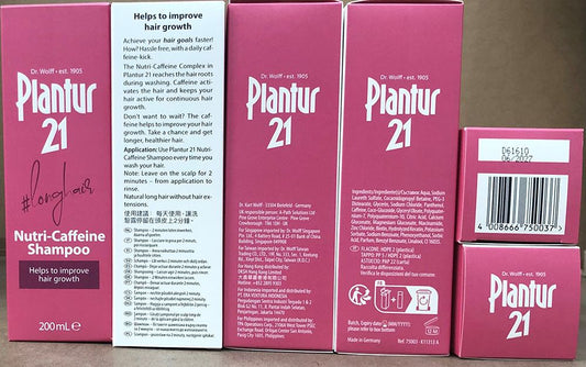 PLANTUR 21 LONG HAIR SHAMPOO 200ML NUTRI CAFFEINE