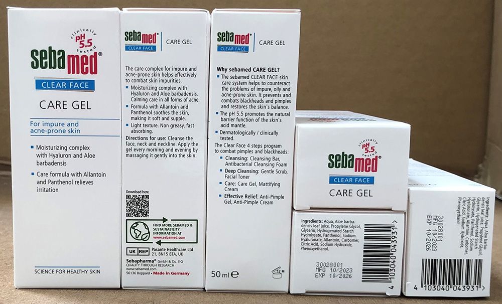SEBAMED CLEAR FACE CARE GEL 50ML