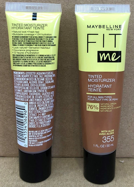 MAYBELLINE FIT ME TINTED MOISTURIZER 355 PECAN