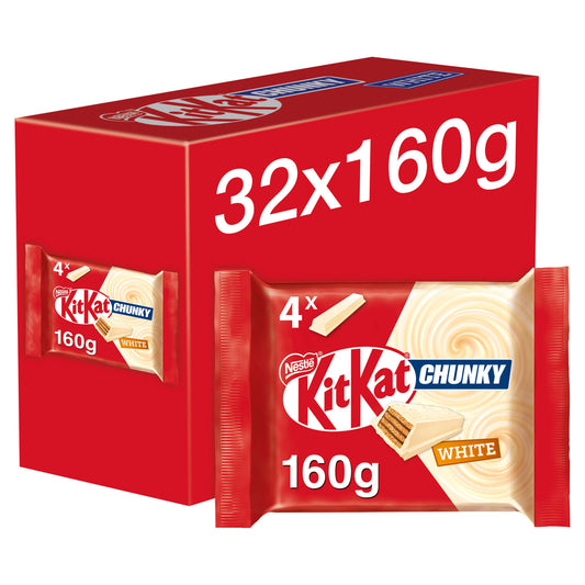 NESTLE KIT KAT CHUNKY WHITE 4PK 09/25