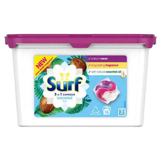 SURF CAPS 18 WASH COCONUT BLISS