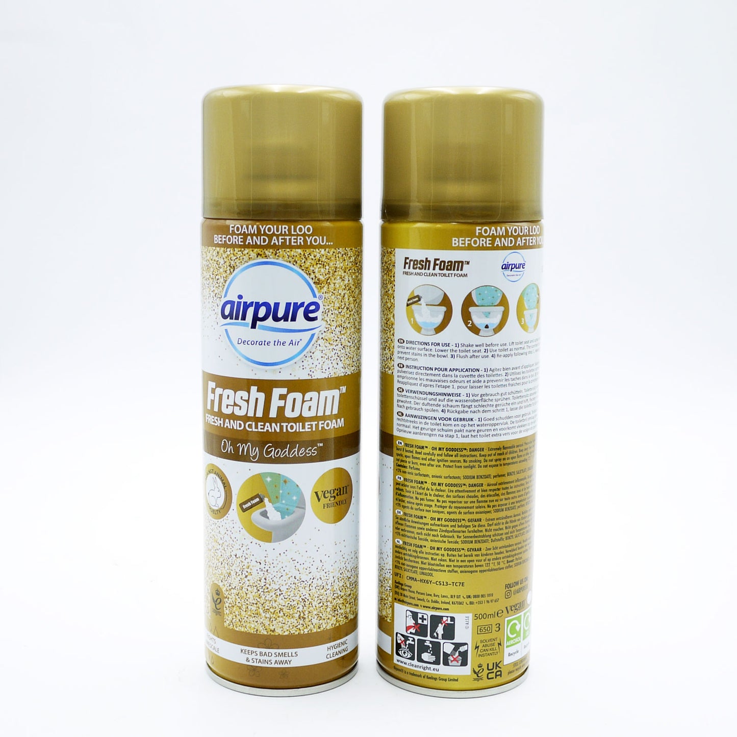 AIRPURE TOILET & BATHROOM FOAM OH MY GODDESS