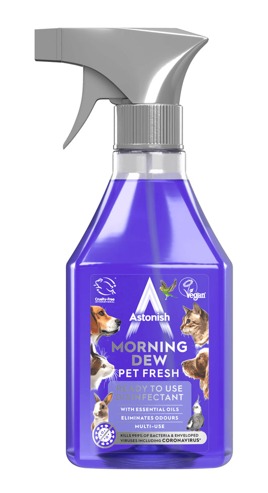 ASTONISH DISINFECTANT MRNING DEW PET FRSH 15/12/28