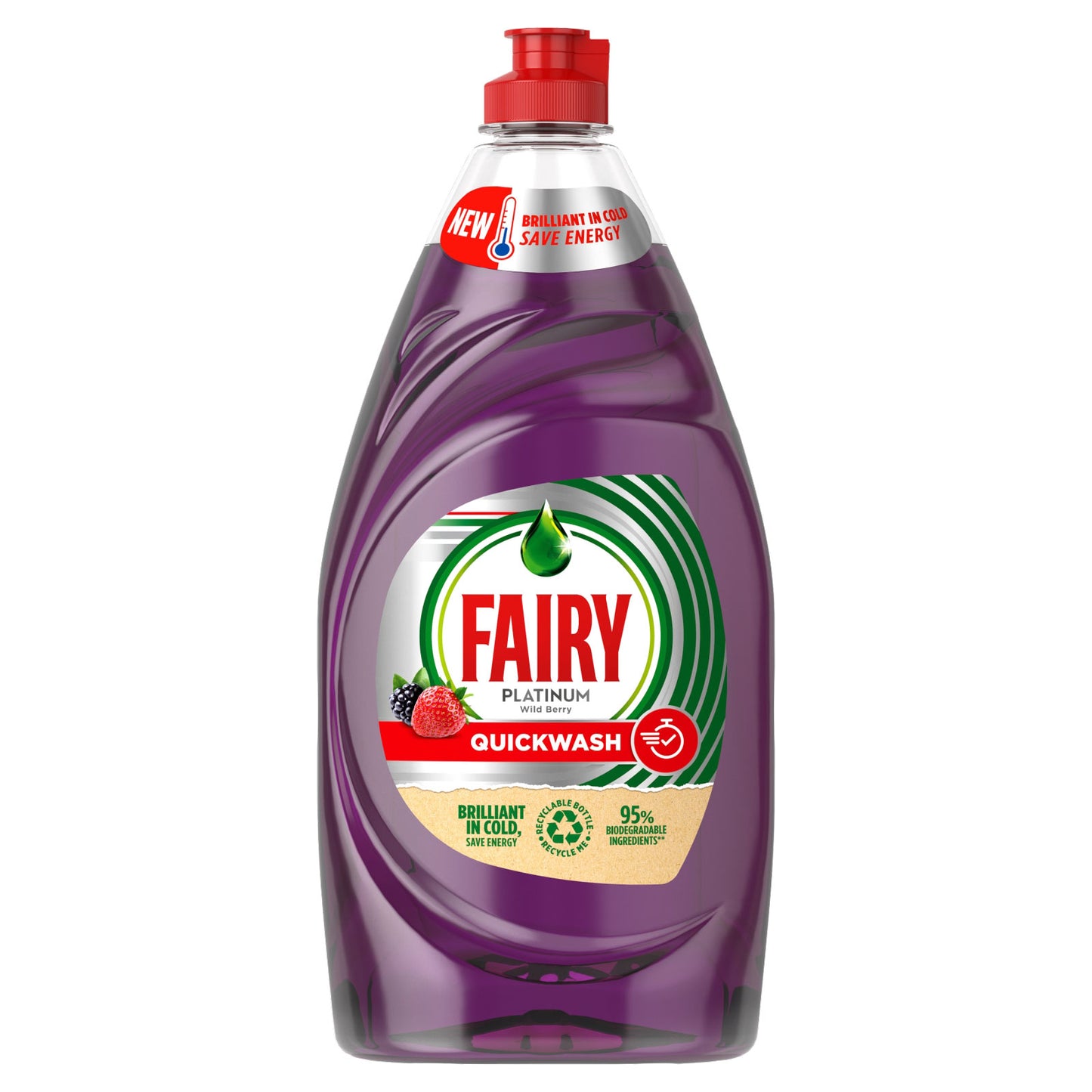 FAIRY LIQUID PLATINUM QUICK WASH WILD BERRY