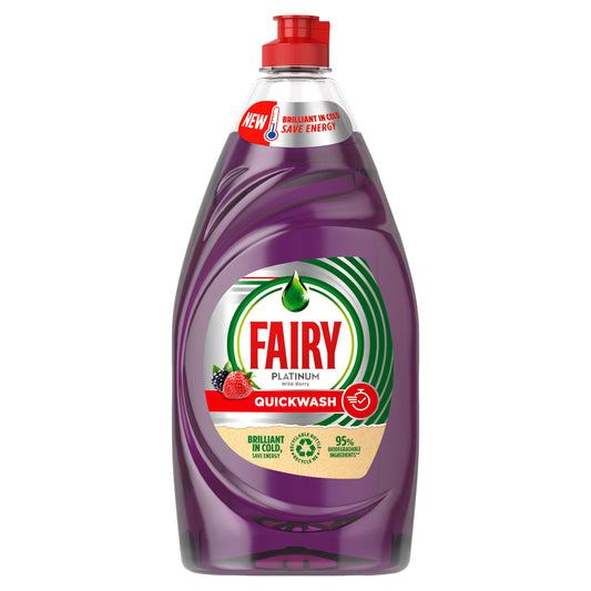 FAIRY LIQUID PLATINUM QUICK WASH WILD BERRY
