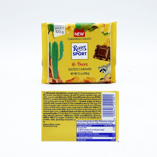 RITTER SPORT SALTED CARAMEL 14/11/25