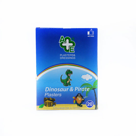 A&E DINOSAUR & PIRATE PLASTERS 06/27 (D)