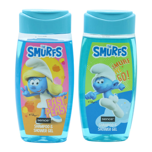 SMURFS SHAMPOO & SHOWER GEL 2 ASSORTED
