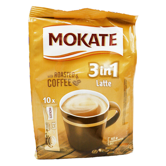 MOKATE BAG COFFEE LATTE 3 IN1 SACHET 09/07/26