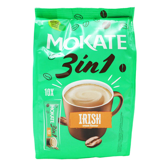 MOKATE BAG COFFEE IRISH 3 IN1 SACHET 29/07/26