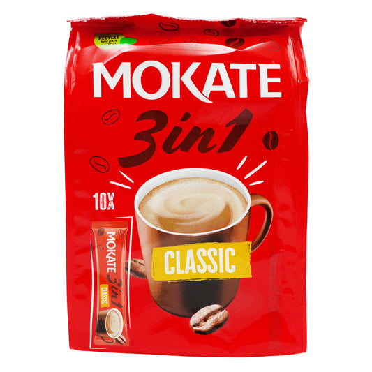 MOKATE BAG COFFEE CLASSIC 3 IN 1 SACHET 16/06/26