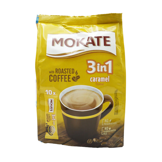 MOKATE BAG COFFEE CARAMEL 3 IN 1 SACHET  07/07/26