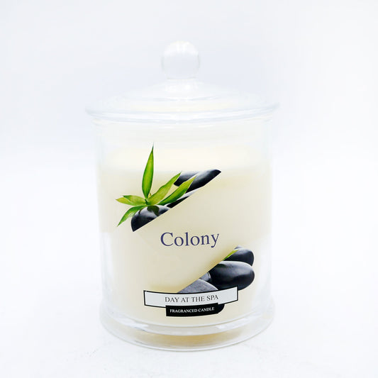 COLONY CANDLE JAR 84HOUR DAY AT THE SPA LARGE (C)