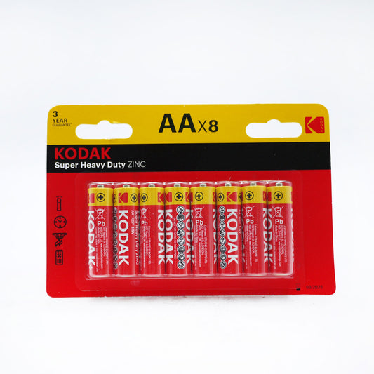 KODAK BATTERIES SUPER HEAVY DUTY ZINC AA 04/27(R)
