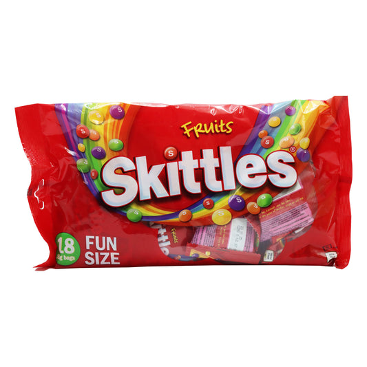 SKITTLES POUCH FRUITS FUNSIZE 18PK  12/11/26