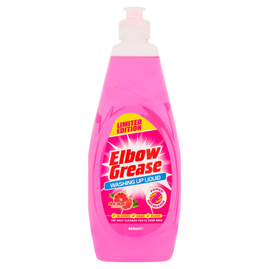 ELBOW GREASE PINK WASHING UP LIQUID