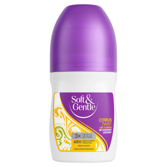 SOFT & GENTLE ROLL ON DEOD CITRUS TWIST(D)