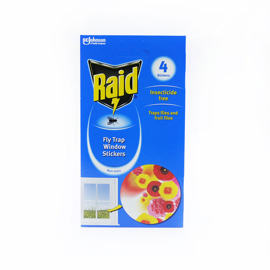 RAID FLY TRAP WINDOW STICKERS (C)