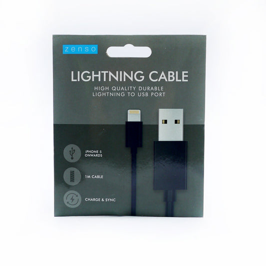 CHARGING CABLE LIGHTENING TO USB ASST (R)