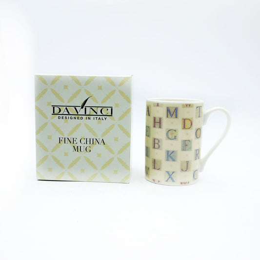 DA VINCI CHINA MUG ALPHABET (C)