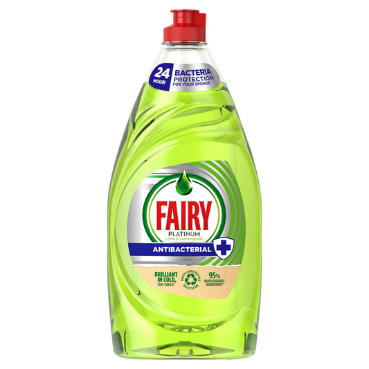 FAIRY LIQUID PLATINUM QUICK WASH ANTI BAC LIME(D)