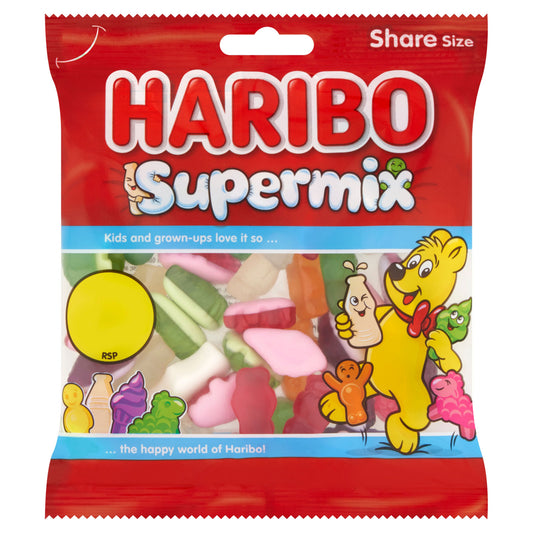 HARIBO SUPERMIX PM £1.25 31/08/26