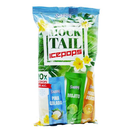 MOCKTAIL MIX SQUEEZEE ICE POPS 10 PACK  13/10/25