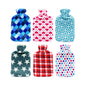 HOT WATER BOTTLES FLEECE ASSTD
