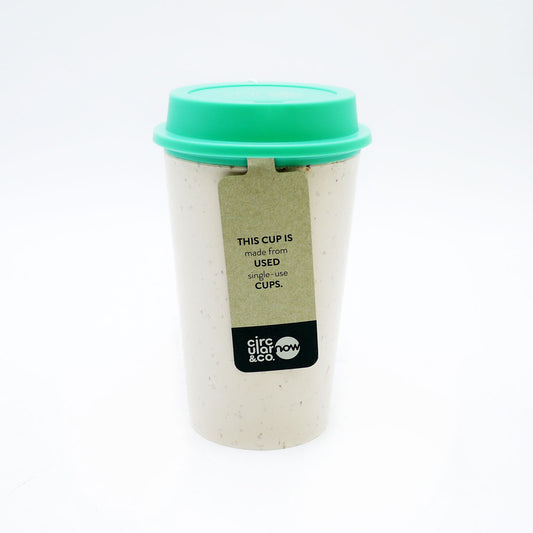 CUP CIRCULAR NOW CREAM & HAPPY MINT (C)