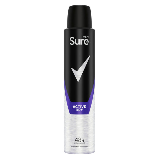 SURE A/P MEN ACTIVE DRY