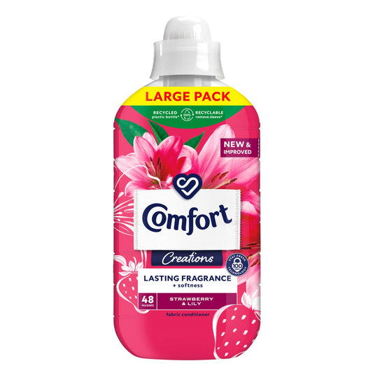 COMFORT CREATIONS FABRIC CONDITIONER 48 WASH STRAWBERRY