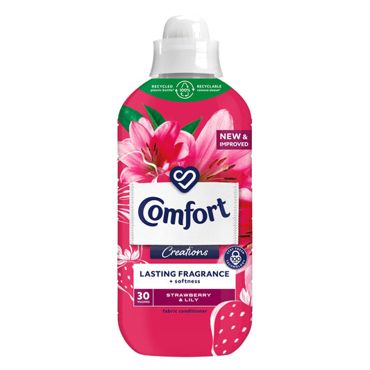 COMFORT CREATIONS FABRIC CONDITIONER 30 WASH STRAWBERRY