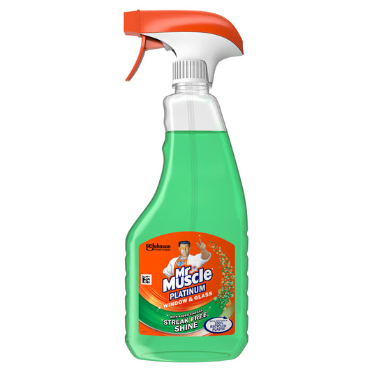 MR MUSCLE PLATINUM 500ML TRIGGER WINDOW AND GLASS