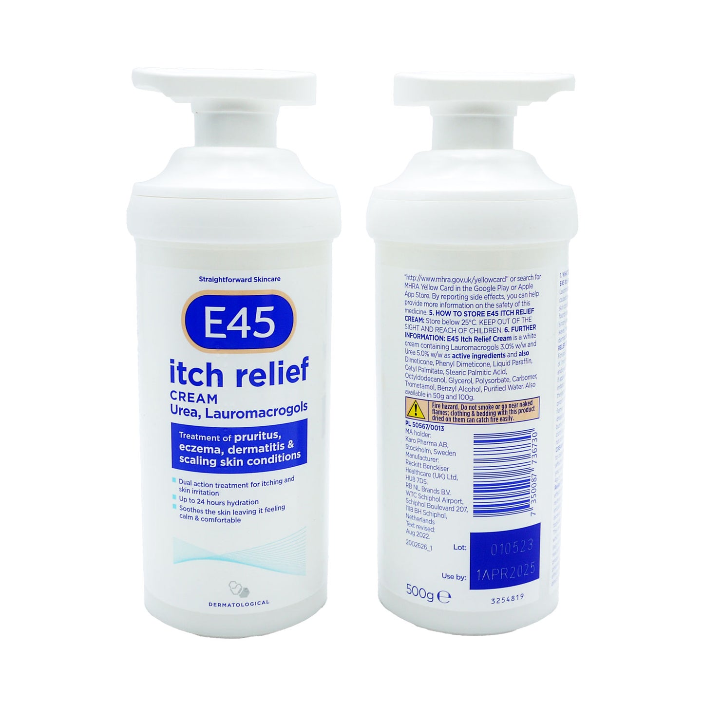 E45 CREAM ITCH RELIEF 01/04/26