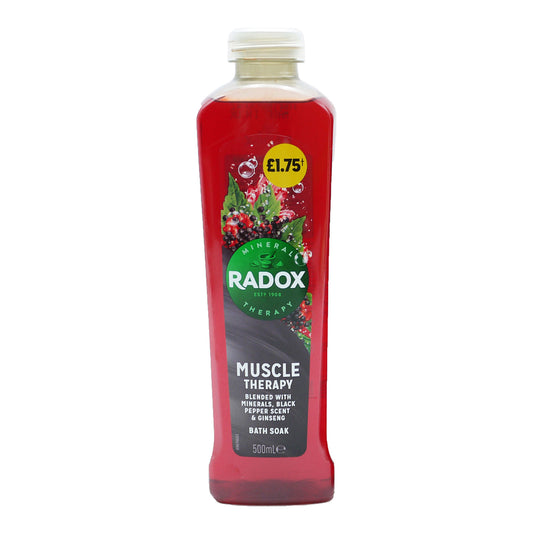 RADOX BATH SOAK MUSCLE THERAPY PM £1.75