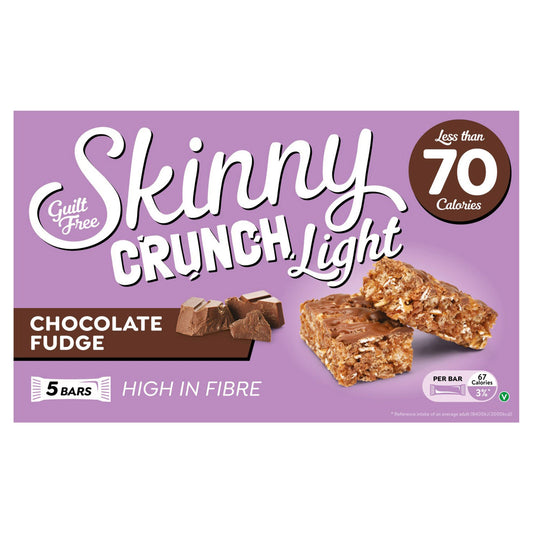 SKINNY CRUNCH LIGHT CHOCOLATE FUDGE 5PK 09/25