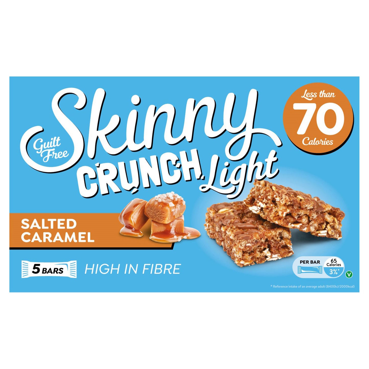 SKINNY CRUNCH LIGHT SALTED CARAMEL 5PK 03/26
