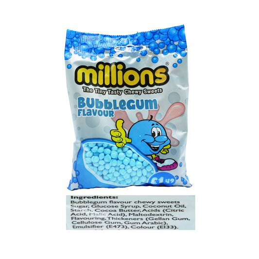 MILLIONS BUBBLEGUM HANGING BAGS PM £1.49 (V) 01/27