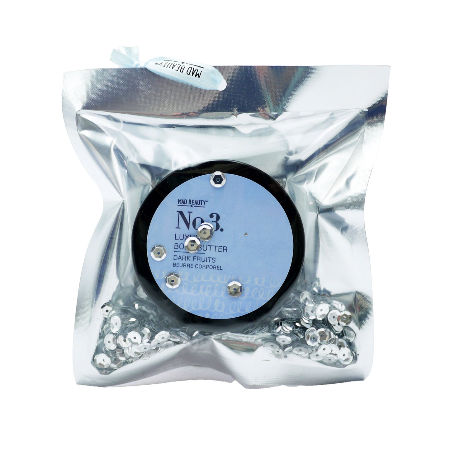 MAD BEAUTY BODY BUTTER SILVER SEQUIN SET (C)