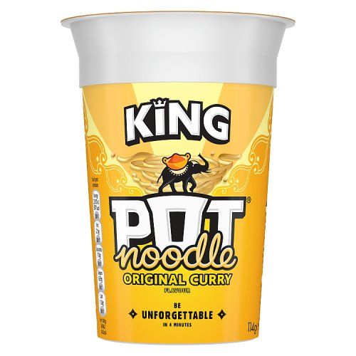 KING POT NOODLE ORIGINAL CURRY 114G