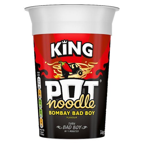 KING POT NOODLE ORIGINAL BOMBAY BADBOY 114G