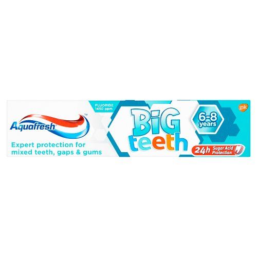 AQUAFRESH KIDS TOOTHPASTE 50ML BIG TEETH 6 YEARS +