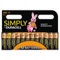 DURACELL SIMPLY BATTERIES AA 12PK