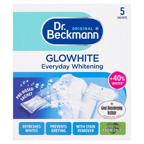 DR BECKMANN FABRIC WHITENER GLOWHITE 5X40G