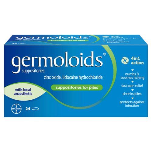 GERMOLOIDS SUPPOSITORIES 24S